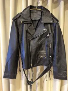 【極美品】ラムレザー ライダースジャケット Mサイズ
