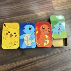 ポケモン メタル缶 4個セット