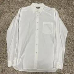 【美品✨️】マーガレットハウエル　メンズ　レギュラーカラーシャツ　白 コットン L