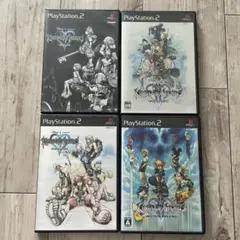 PS2 キングダムハーツ1.2 ファイナルミックス+ソフト 4本セット
