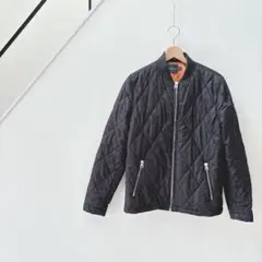 トップマン/キルティングジャケット/MA1/ジップアップ/ブルゾン/上品/美品