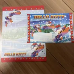 ハローキティ　ご当地キティ 冬期限定 レターセット