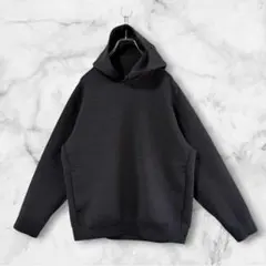 【UNIQLO】メンズプルオーバーパーカー スウェット ゆったり ブラック L