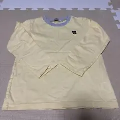 【美品】DOUBLE.B ダブルビー　長袖ロンT 120 クリームイエロー