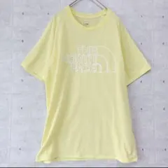 美品　希少レモンイエロー ノースフェイス NT32081 ロゴT XL