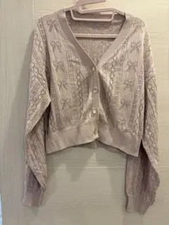 新品　イング　カーディガン　ピンク