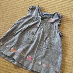 familiar グレー ワンピース 90 トップス