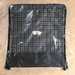 ファミリア ナップサック 黒系ファミリアチェック 新品 familiar