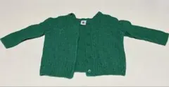プチバトー　長袖ニットカーディガン　サイズ18m/81cm