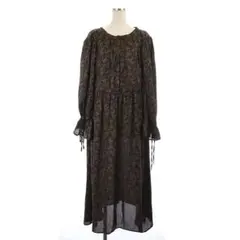 SNIDEL スナイデル ワンピース・ドレス プリントロングワンピース