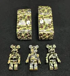 BE@RBRICK ベアブリック 100% A BATHING APE 3セット