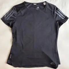 【B級品】adidas 黒 メッシュ トップス