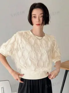 美品　SHEIN　FRIFUL グラフィックパターン トップス