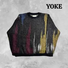 YOKE 22AW STILL JACQUARD CREWNECK モヘアニット
