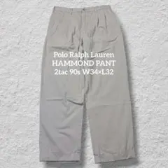 90s Polo Ralph Lauren HAMMOND PANT2タックチノのサムネイル