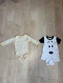 UNIQLO ベビー ロンパース 2枚セット 90cm