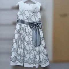 CHOPIN フォーマルドレス 130cm ホワイト/グレーのサムネイル
