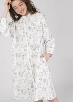 グラニフはらぺこあおむしシャツワンピース