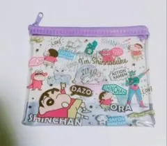 しんちゃん 透明ポーチ