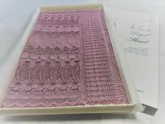 和装 総レース ショール（サーモンピンク）