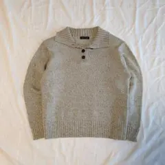 【ちあき様専用】C’est tout 襟付きニット セーター グレー系 ボタン