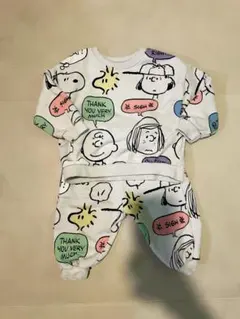 zara スヌーピー　スウェットセットアップ美品 9-12ヶ月