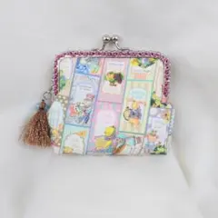 ジョリーフルール★がま口★ポーチ便利サイズ ハンドメイド☆Joli Fleur