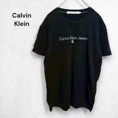 カルバンクラインジーンズ ロゴプリント Tシャツ トップス カットソー 半袖 S