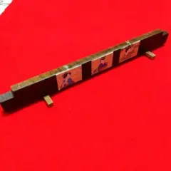 【茶道具】唐錦風炉先屏風　益州板書付（紙箱）送料込 茶道具】唐錦風炉先屏風 益州板書付（紙箱）送料込 美術品