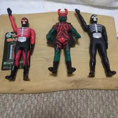 地獄大使 ポピー 仮面ライダー ショッカー怪人 ミニソフビ人形 - メルカリ