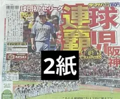 ②阪神タイガース セ・リーグ連覇 スポーツ新聞3紙セット