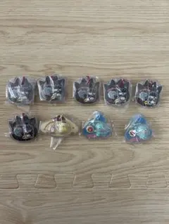 サンリオパッケージチャーム　バツ丸、ハンギョ、プリン