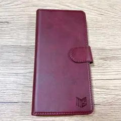 ❤️iPhone 14 Pro Maxケース 手帳型 カード収納 ワインレッド