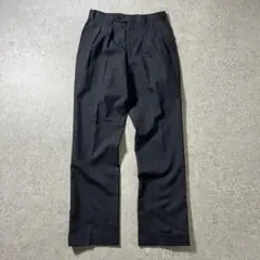00s Burberry London ワイドスラックス ダークグレー 2タック 00s Burberry London ワイドスラックス ダークグレー 2タック - メルカリ