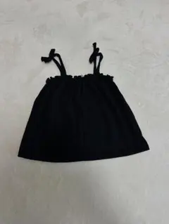 H&M ノースリーブ トップス ブラック 122/128のサムネイル