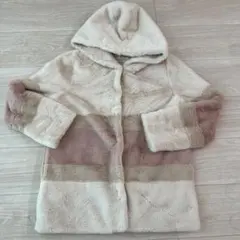 フード付きボアジャケット　フワフワアウター　Rady