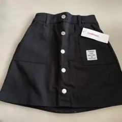 ラブトキシック　台形スカート　インナー付き　140 新品　ブラック