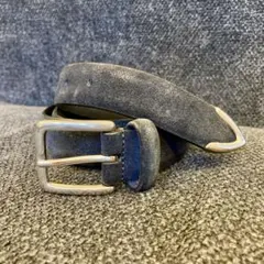 Anderson'sメンズ ベルト　ダークブルー　 ベルト7