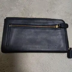 フェッテデュシトロン　ブラックレザー 長財布