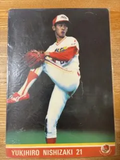 日本ハムファイターズ 西崎幸広 下敷き ビニール入り未使用品