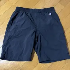 チャンピオン　ショートパンツ　ハーフパンツ　ブラック　メンズM ナイロン