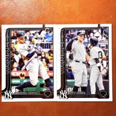 アーロン・ジャッジ 2枚セット Topps 2025 update