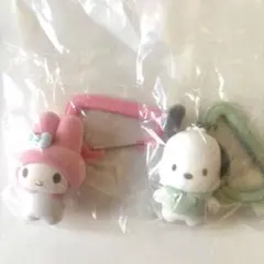 サンリオ　カラフルカラナビマスコットチャーム　マイメロディ　ポチャッコ