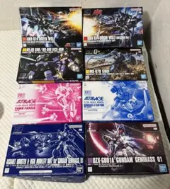 GWセール】HG 1/144 ガンプラ ガンダムW クリアカラー 6体セット