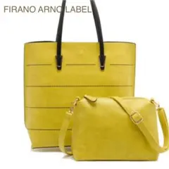 andGIRL掲載 FIRANOトートバッグ＆ショルダーバッグ