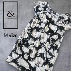 &by Pinky&Dianne 花柄チュニックワンピース M ブラックのサムネイル