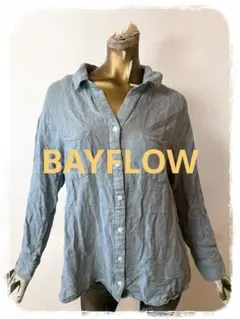 ☘️T20657☘️BAYFLOW 長袖 リネン シャツ トップス 3