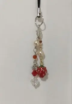 ハンドメイド　伸びるストラップ④