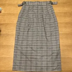 VIS チェック柄 タイトスカート Sサイズ