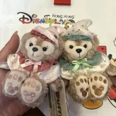 香港ディズニー 20周年 ダッフィー &シェリーメイ チャーム
